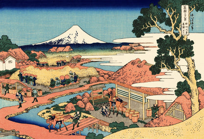 Katsushika Hokusai Ten Views of Mt. Fuji [10 Images]