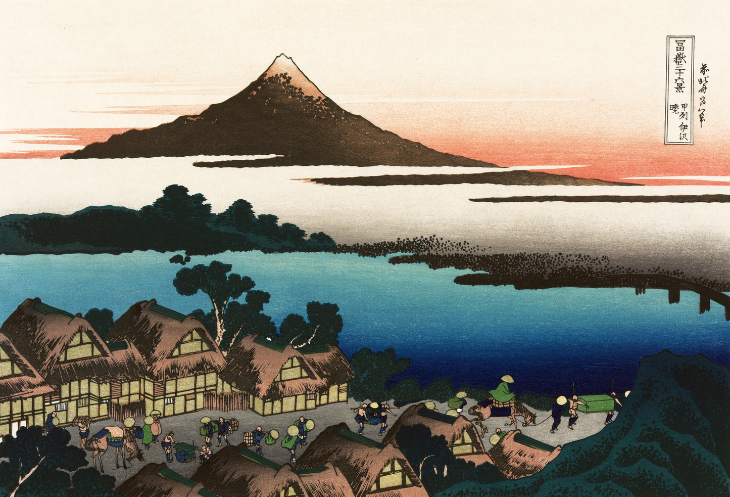 Katsushika Hokusai Ten Views of Mt. Fuji [10 Images]