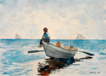 Winslow Homer Oil & Watercolor Paintings Set 1 [36 Images]
