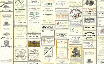 Harpel's Typograph Book of Specimens Mock Labels Ads Tags Checks Tickets Products [233 Images]