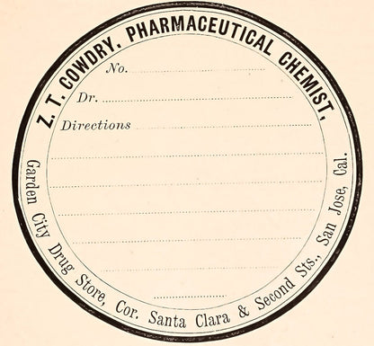 Specimens of Druggist Labels Individually Cropped Apothecary Pharmacy Labels Set 1 [438 Images]