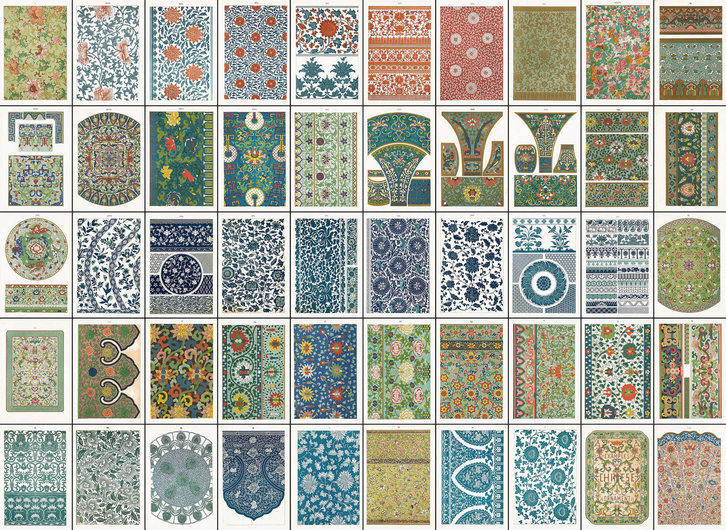 Examples of Chinese Ornament Set 1 [50 Images]