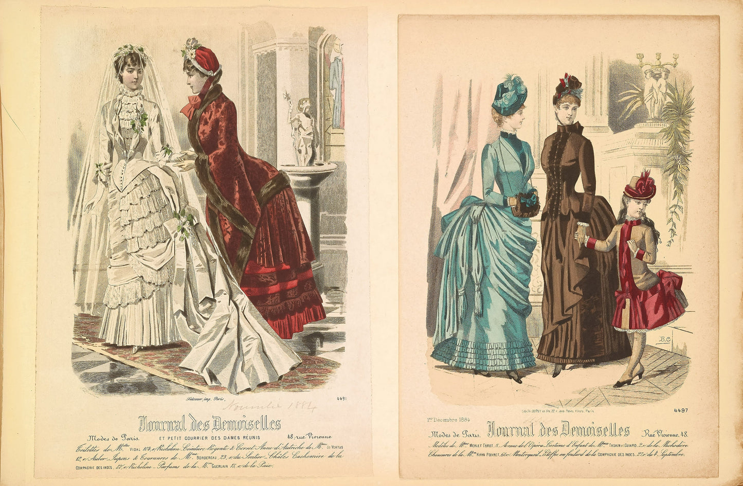 18th & 19th Century Fashion Plates Set 1 [37 Images]