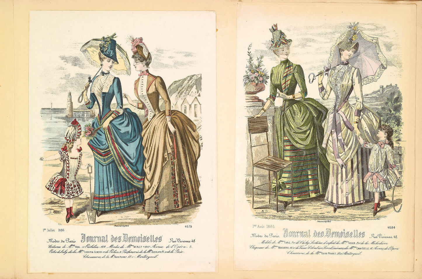 18th & 19th Century Fashion Plates Set 1 [37 Images]