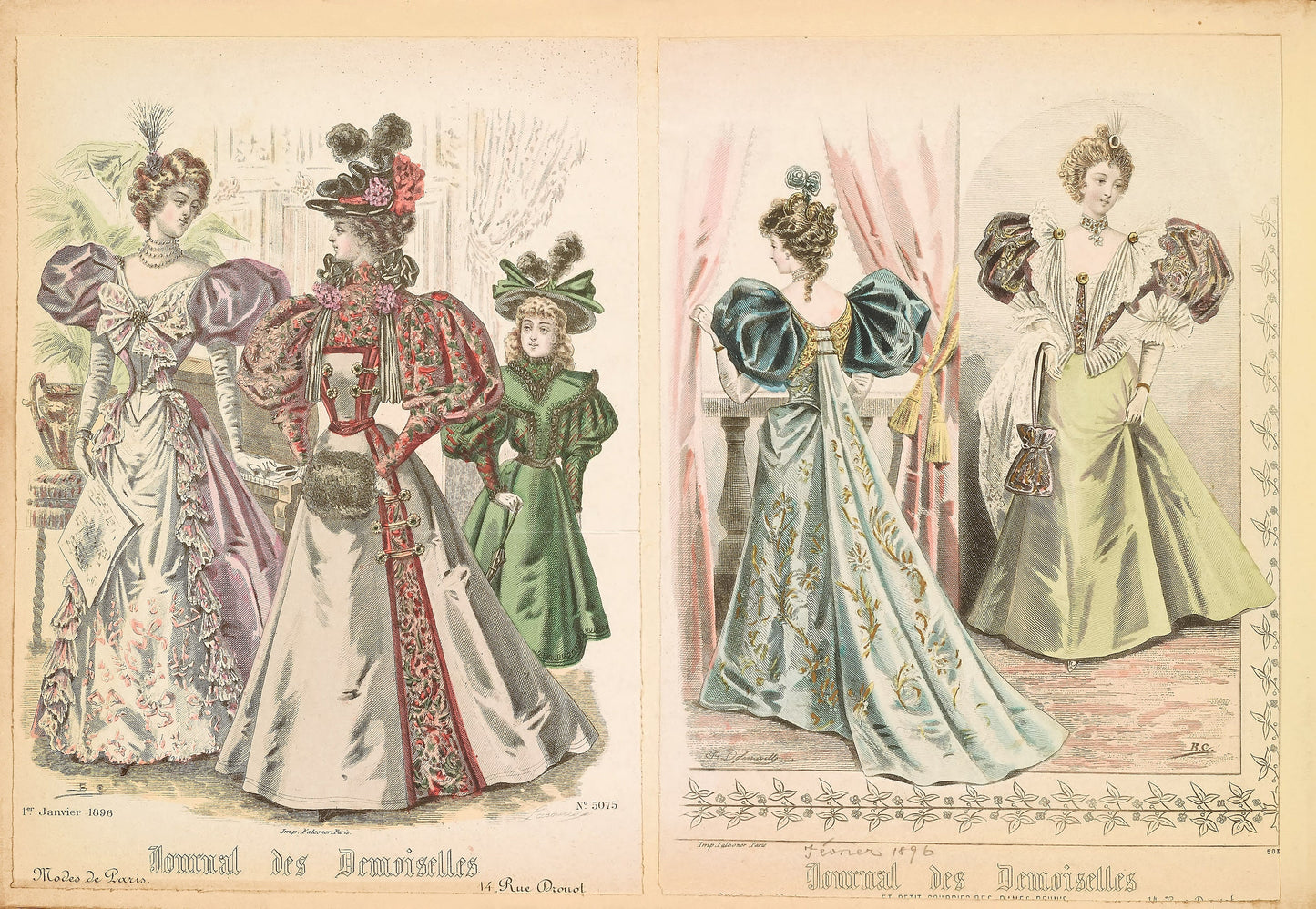 18th & 19th Century Fashion Plates Set 3 [35 Images]