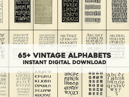 Alphabets Old & New [65 Plus Images]