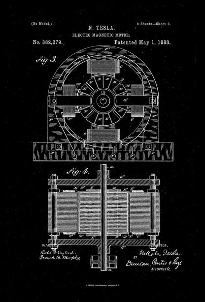 Nikola Tesla Engineering Patents & Inventions Black 126 [Images]