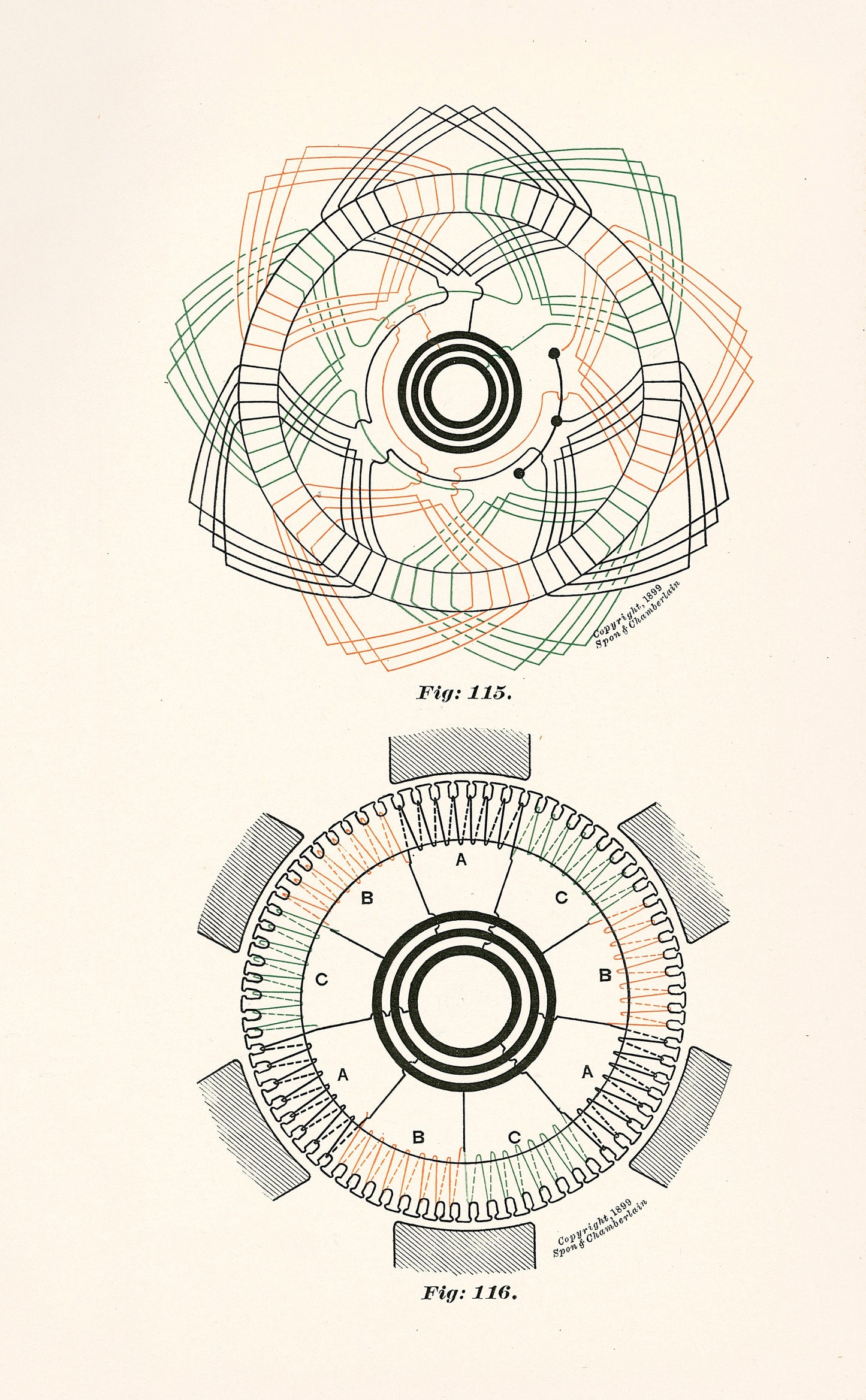 Polyphase Currents Colored Illustrations [12 Images]