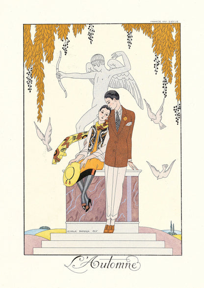 George Barbier Almanac of Present Past Future Fashions [13 Images]