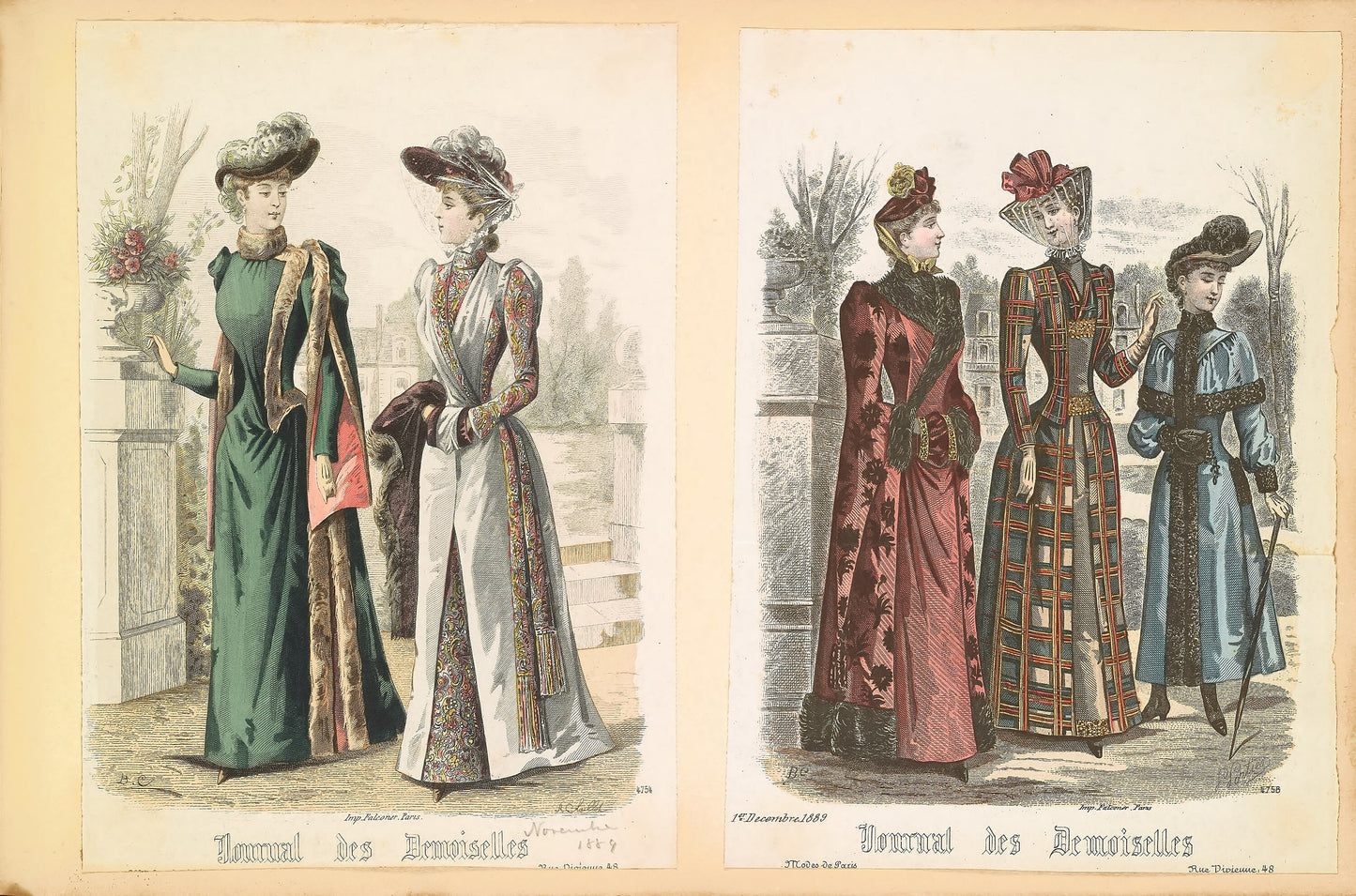 18th & 19th Century Fashion Plates Set 2 [33 Images]