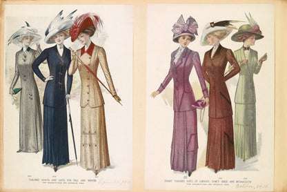 18th & 19th Century Fashion Plates Set 5 [39 Images]