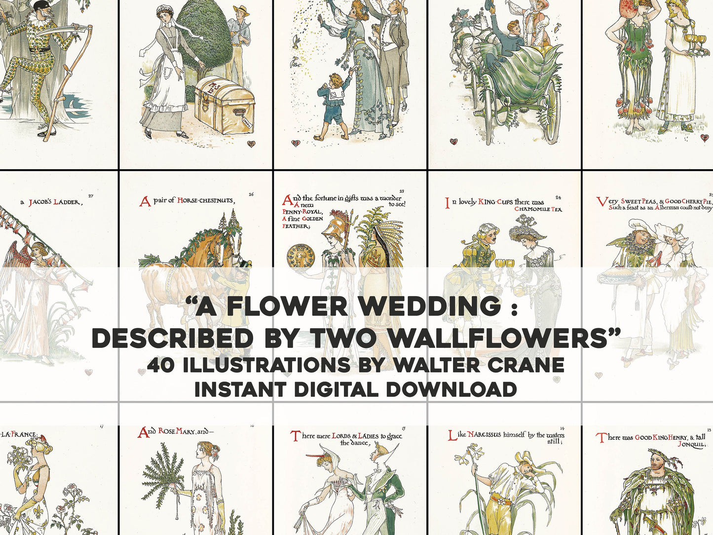 A Flower Wedding [40 Images]