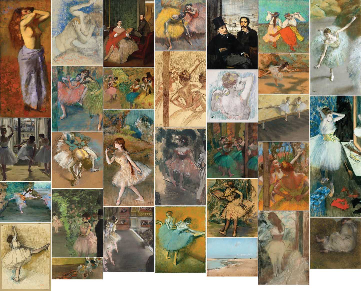 Edgar Degas Impressionist Paintings Set 2 [30 Images]