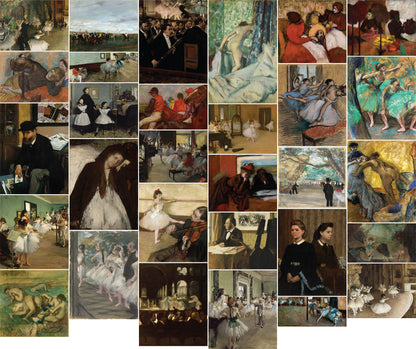 Edgar Degas Impressionist Paintings Set 5 [30 Images]