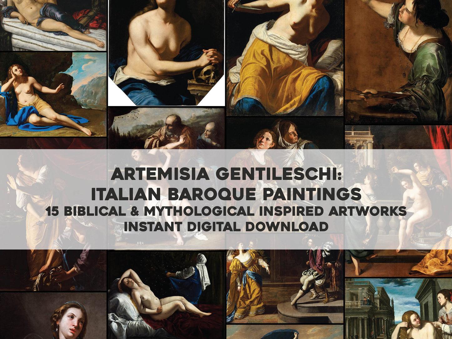Gentileschi Baroque Paintings [15 Images]