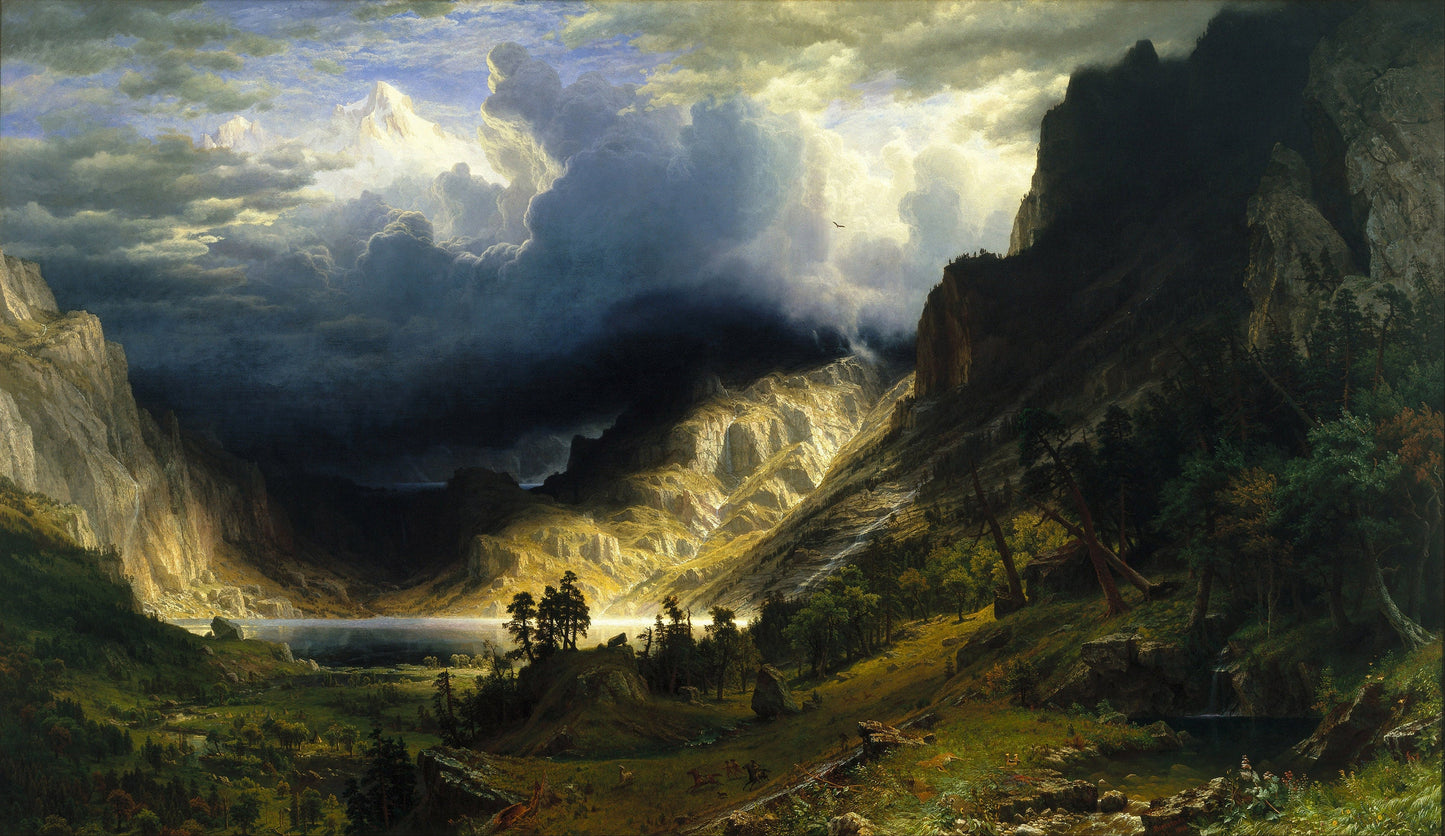 Albert Bierstadt Western Landscape Paintings Set 1 [43 Images]