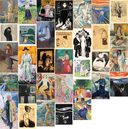 Edvard Munch Symbolist Artworks Set 3 [33 Images]