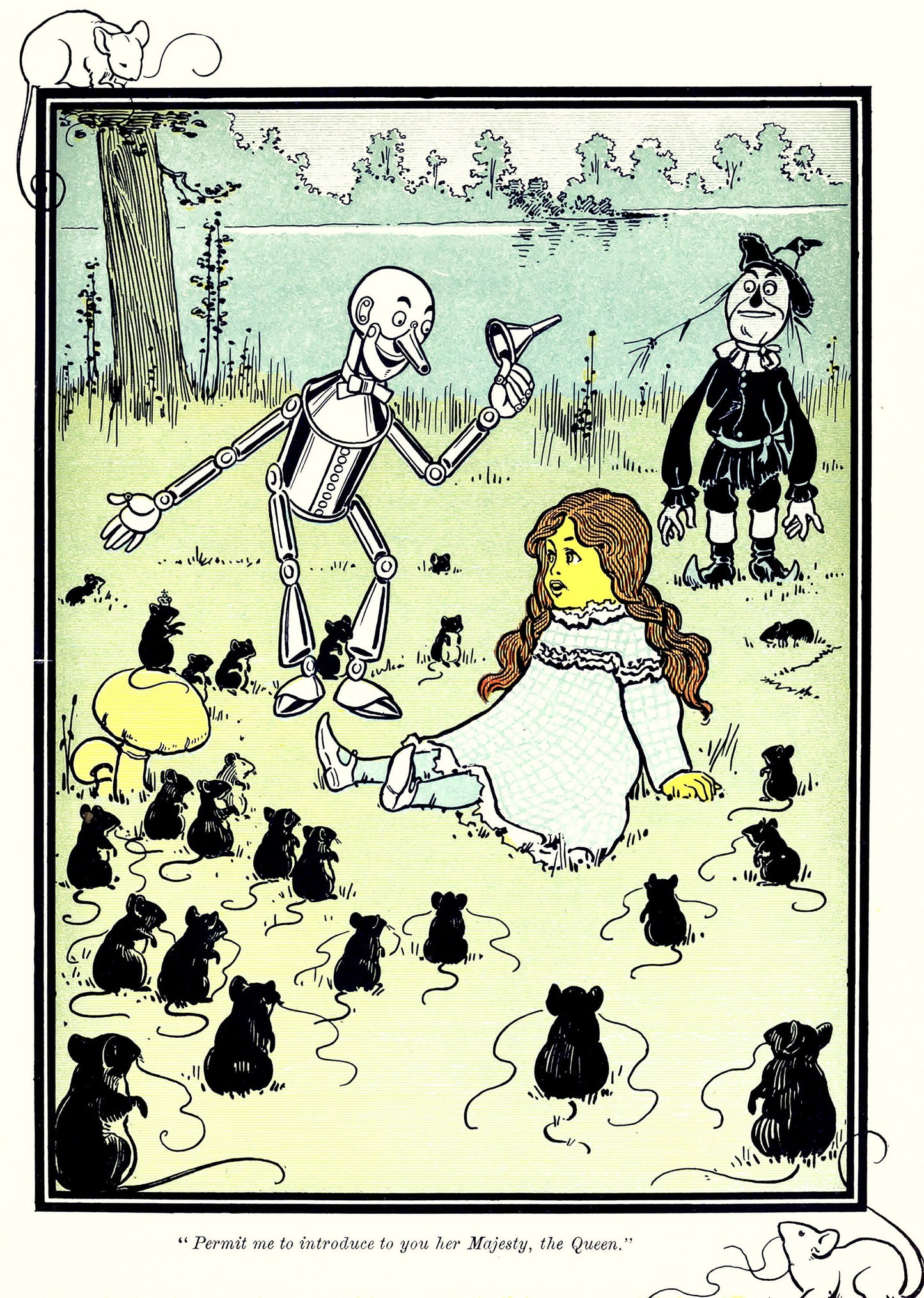 Denslow The Wizard of Oz Illustration Pages Set 1 [61 Images]