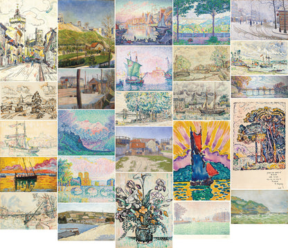 Paul Signac Neo Impressionist Paintings Set 2 [25 Images]