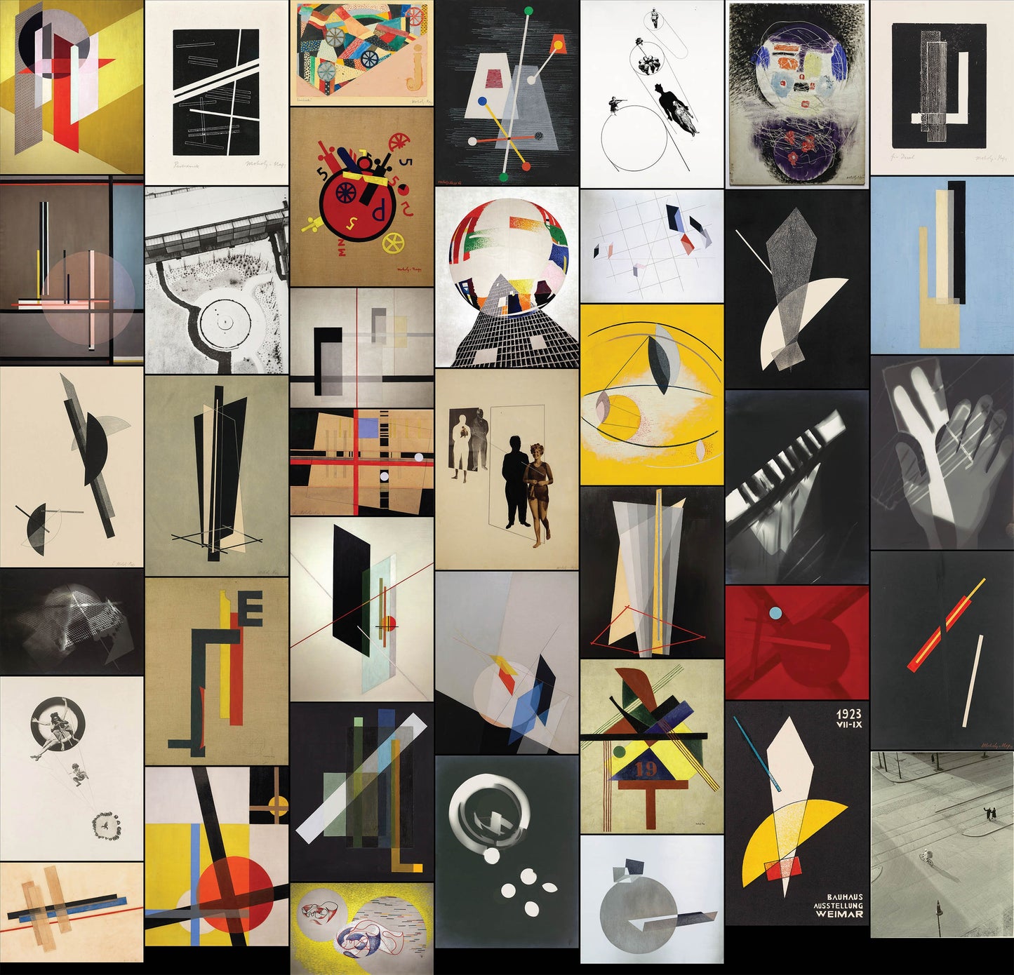 Laszlo Moholy-Nagy Abstract Artworks [39 Images]