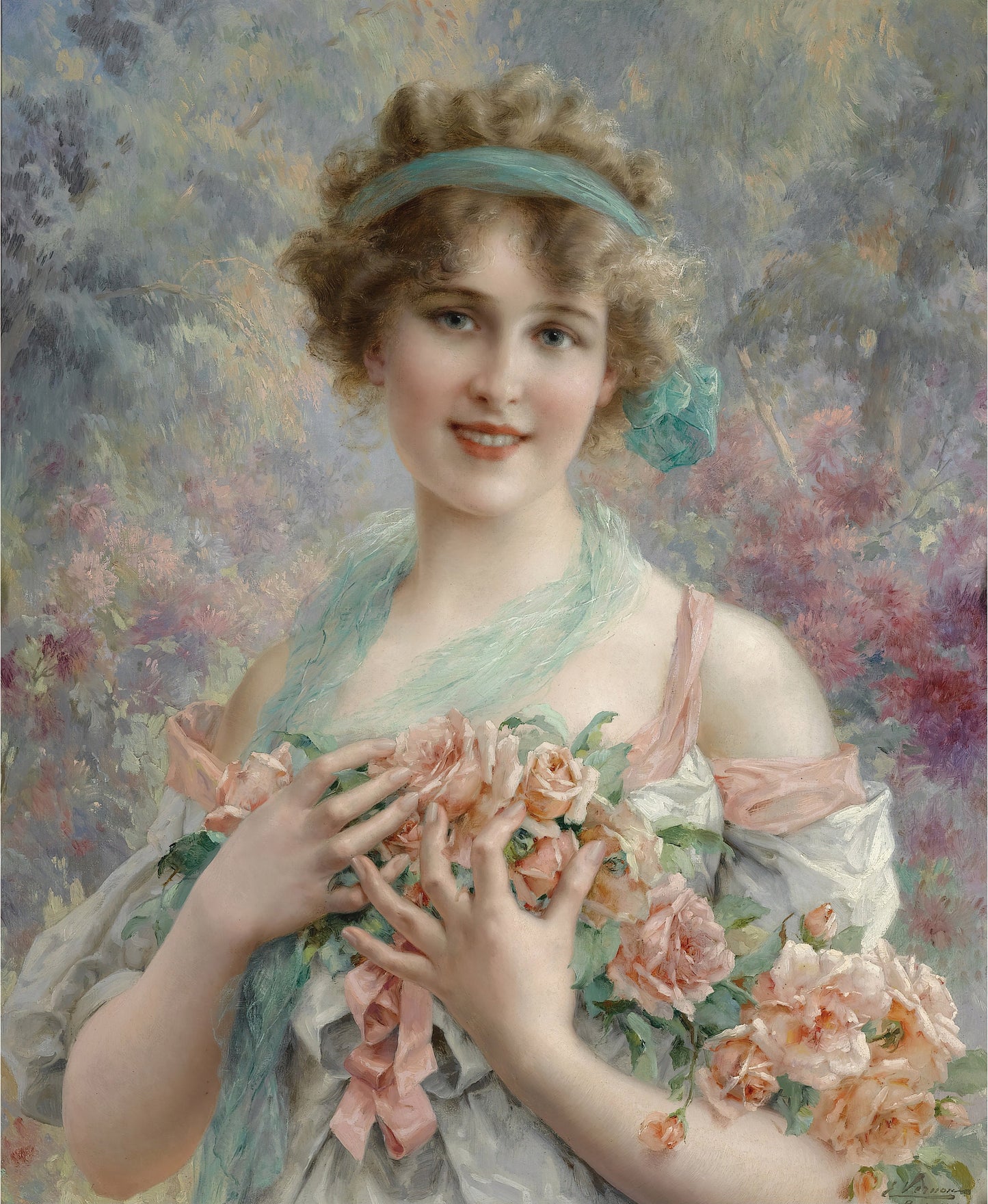 Emile Vernon Beautiful Women Paintings [16 Images]