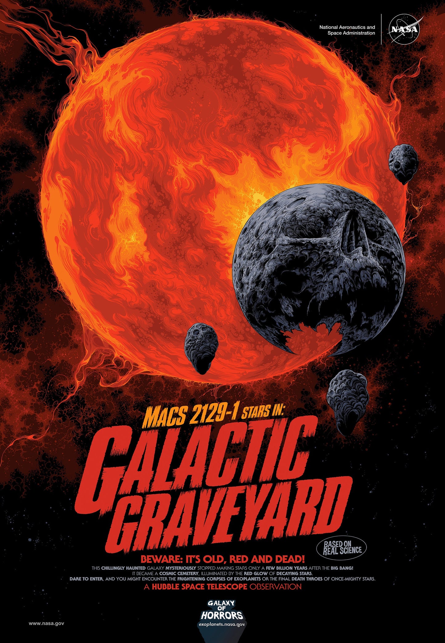 NASA's Galaxy of Horrors Sci-Fi Space Posters [9 Images]
