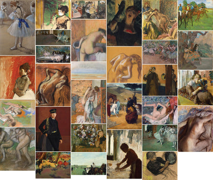 Edgar Degas Impressionist Paintings Set 1 [30 Images]