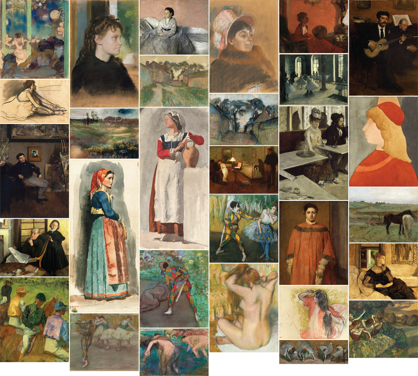 Edgar Degas Impressionist Paintings Set 3 [30 Images]