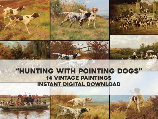 Thomas Blinks Hunting Pointer Dog Paintings [14 Images]