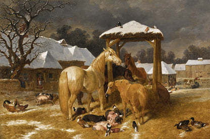 John Frederick Herring Horses, Farm Animals & Landscapes [28 Images]