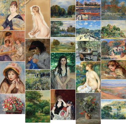 Pierre Renoir Impressionist Paintings Set 1 [24 Images]