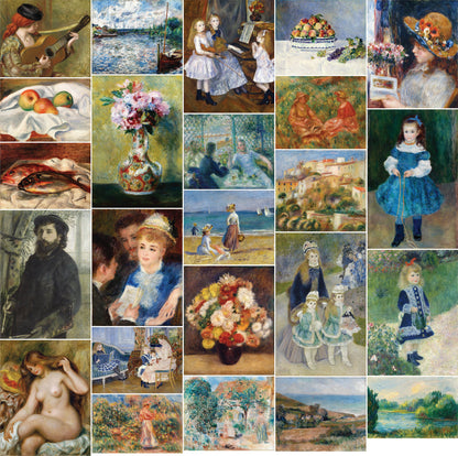 Pierre Renoir Impressionist Paintings Set 2 [24 Images]