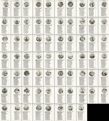 Ancient & Modern Emblems Moral and Divine Lotteries Set 3 [68 Images]