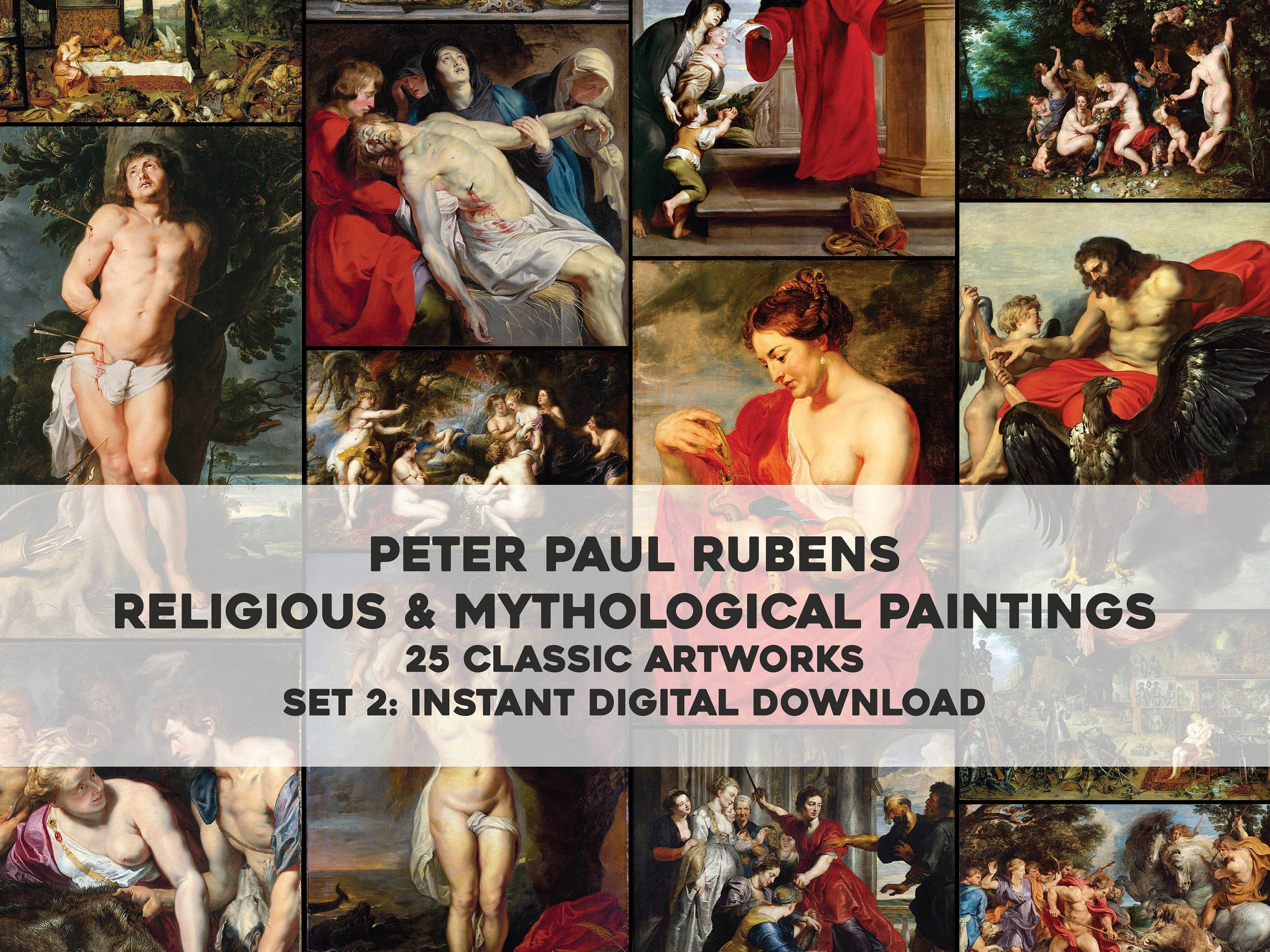 Peter Paul Rubens Baroque Paintings Set 2 | Famous Art - CleanArchives