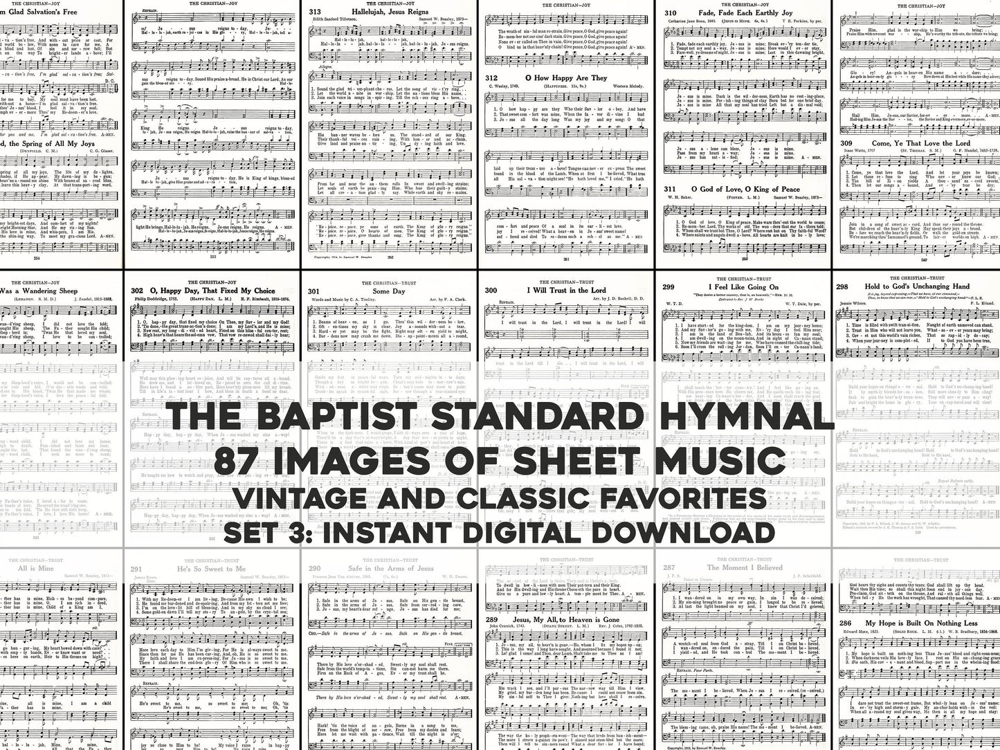 The Baptist Standard Hymnal Set 3 [87 Images]