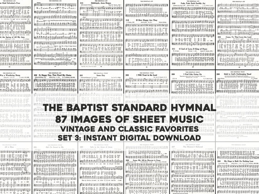 The Baptist Standard Hymnal Set 3 [87 Images]