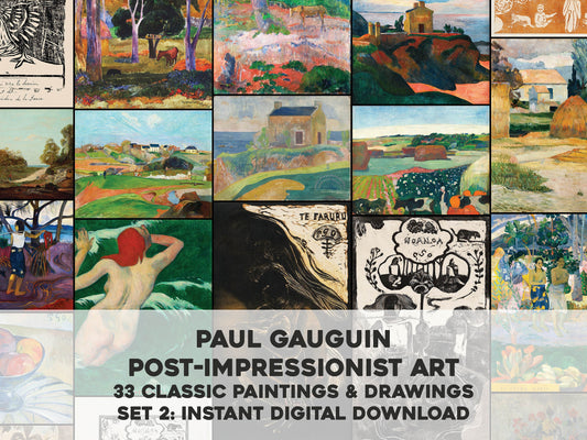 Paul Gauguin Post Impressionist Paintings Set 2 [33 Images]