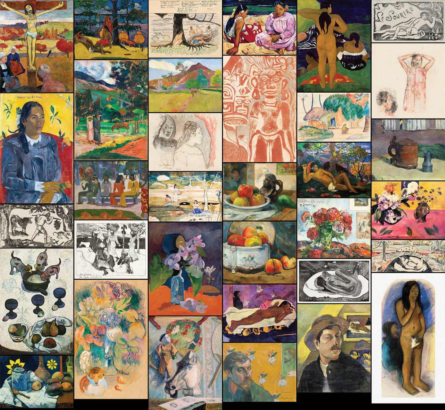 Paul Gauguin Post Impressionist Paintings Set 4 [33 Images]