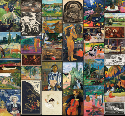 Paul Gauguin Post Impressionist Paintings Set 5 [33 Images]