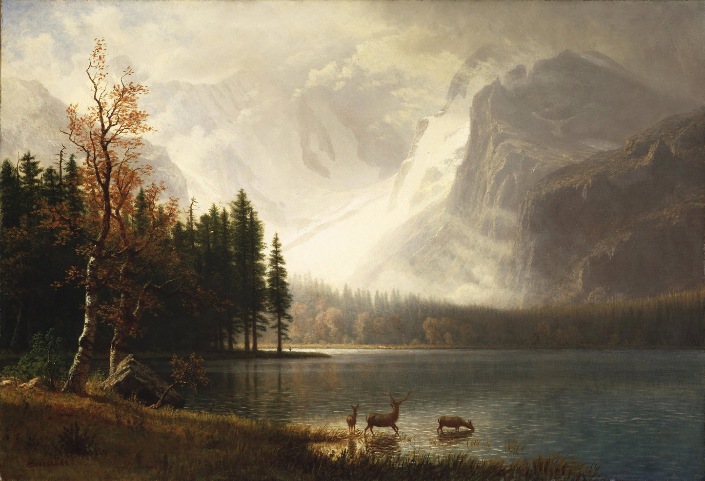 Albert Bierstadt Western Landscape Paintings Set 1 [43 Images]