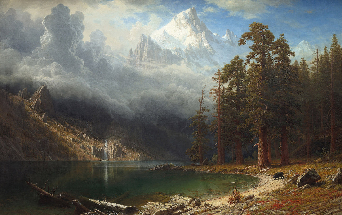 Albert Bierstadt Western Landscape Paintings Set 1 [43 Images]