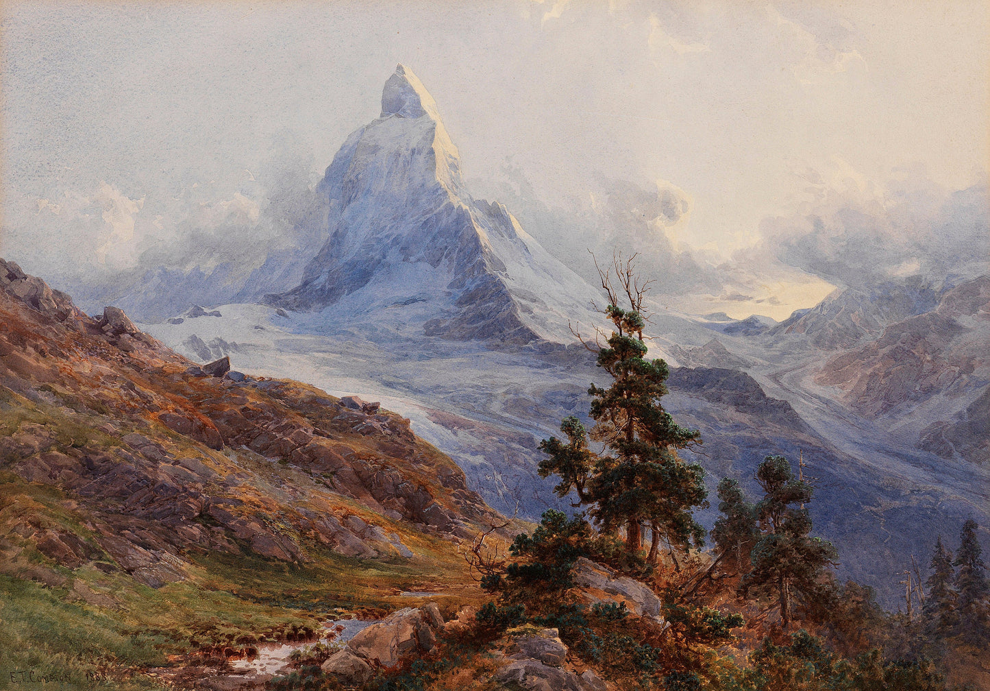 Edward Compton Mountain Landscape Paintings Set 2 [26 Images]