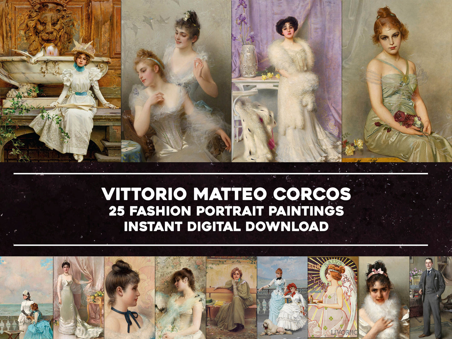 Vittorio Matteo Corcos Women's Fashion Portrait Paintings [25 Images]