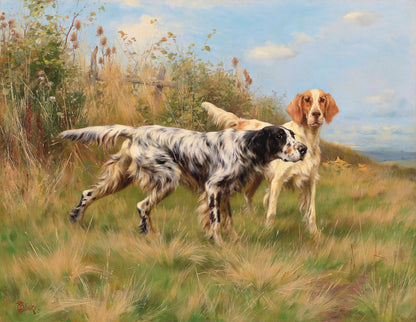 Thomas Blinks Hunting Pointer Dog Paintings [14 Images]