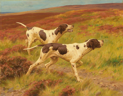 Thomas Blinks Hunting Pointer Dog Paintings [14 Images]