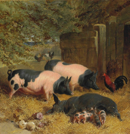 John Frederick Herring Horses, Farm Animals & Landscapes [28 Images]