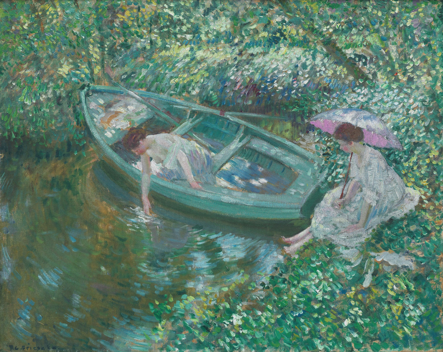 Frederick Frieseke Impressionist Paintings Set 1 [22 Images]