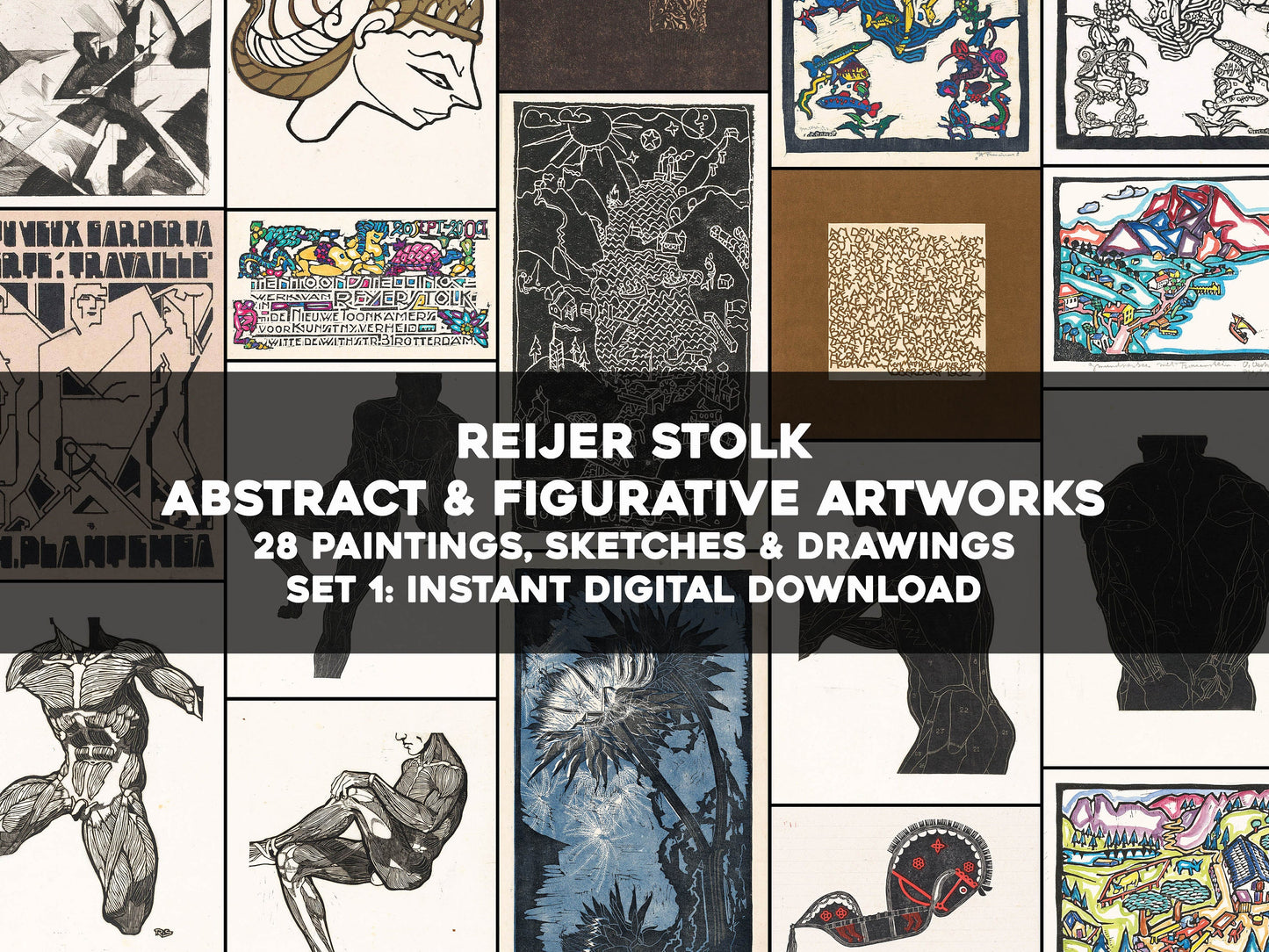 Reijer Stolk Abstract Artworks Set 1 [28 Images]