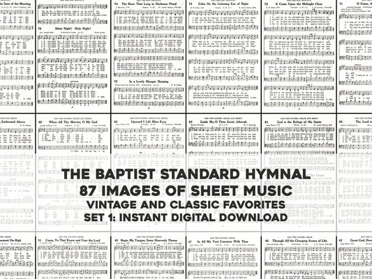 The Baptist Standard Hymnal Set 1 [87 Images]