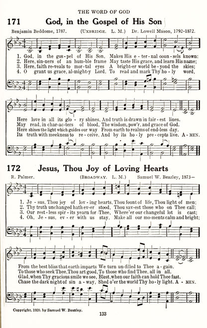 The Baptist Standard Hymnal Set 2 [87 Images]